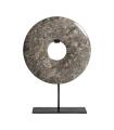 Figura decorativa de mármol gris 35 cm
