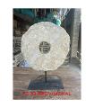 Off-white stone decorative figure