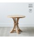 MESA COMEDOR NATURAL MADERA DE MANGO 85 X 85 X 76 CM