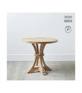 MESA COMEDOR NATURAL MADERA DE MANGO 85 X 85 X 76 CM