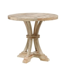 MESA COMEDOR NATURAL MADERA DE MANGO 85 X 85 X 76 CM