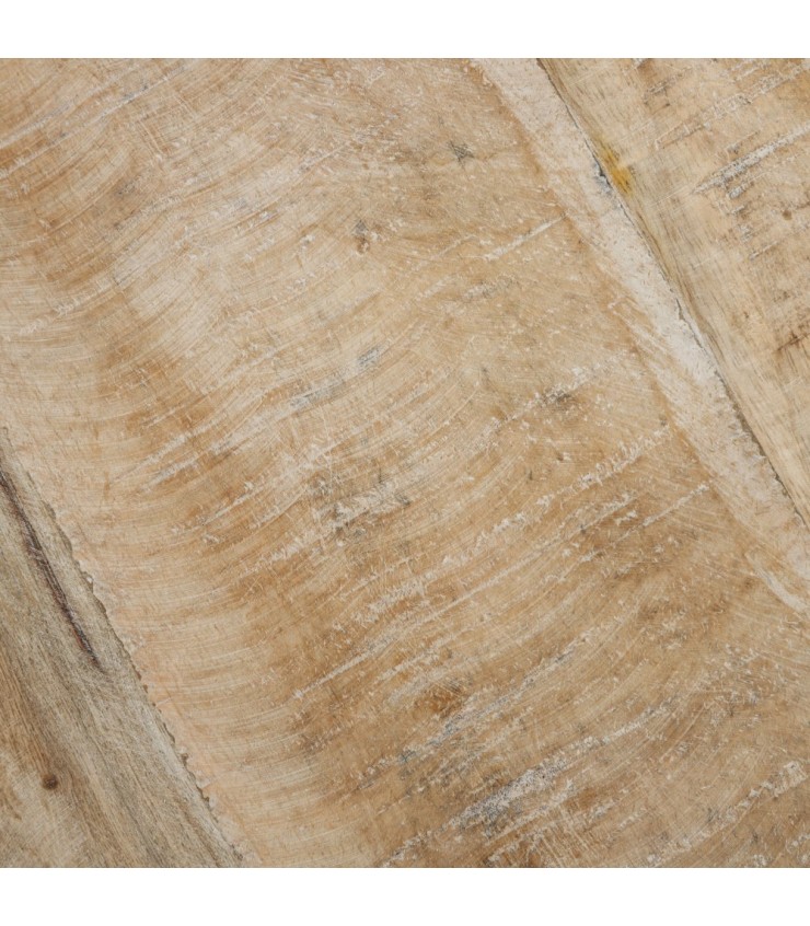 MESA COMEDOR NATURAL MADERA DE MANGO 85 X 85 X 76 CM