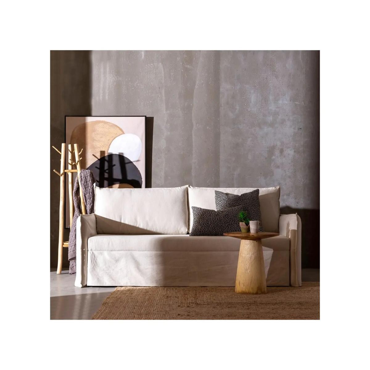 SOFÁ-CAMA NIDO BEIGE TEJIDO SALÓN 215 X 100 X 97 CM