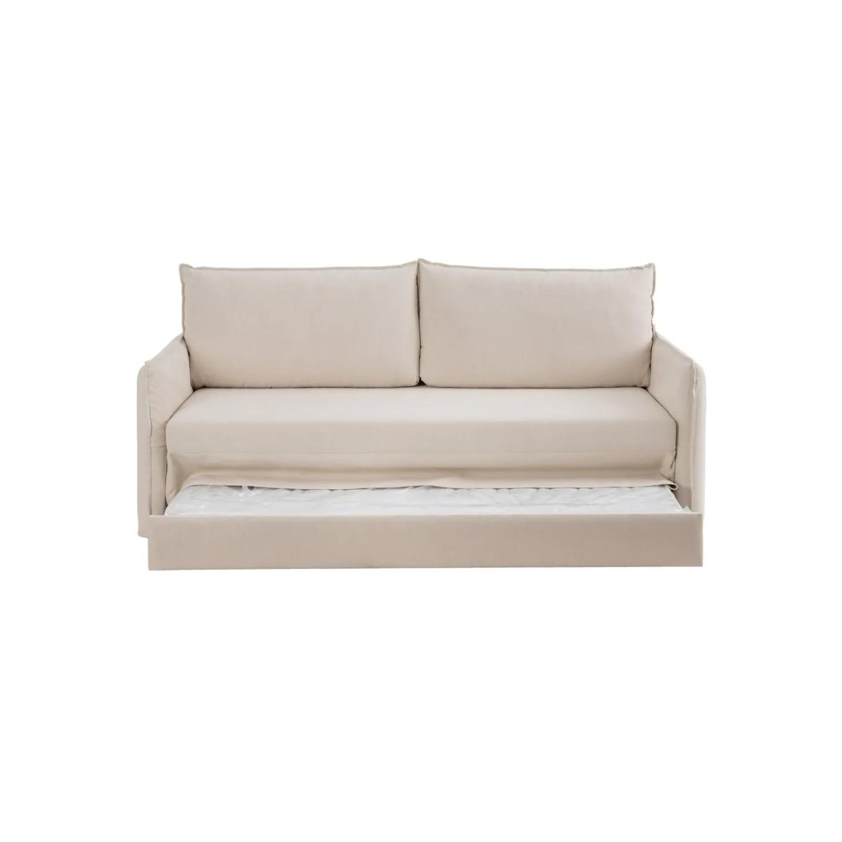 SOFÁ-CAMA NIDO BEIGE TEJIDO SALÓN 215 X 100 X 97 CM