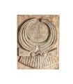 Beige suar wood decorative panel