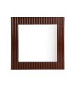 Red wood mirror