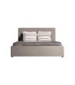 Beige polyester bed