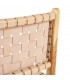 SILLA BEIGE MADERA TECA-PIEL 50 X 56 X 87 CM