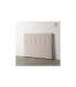 Cream fabric bedroom headboard 165 x 8 x 125 cm