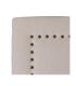 Cream fabric bedroom headboard 165 x 7 x 125 cm
