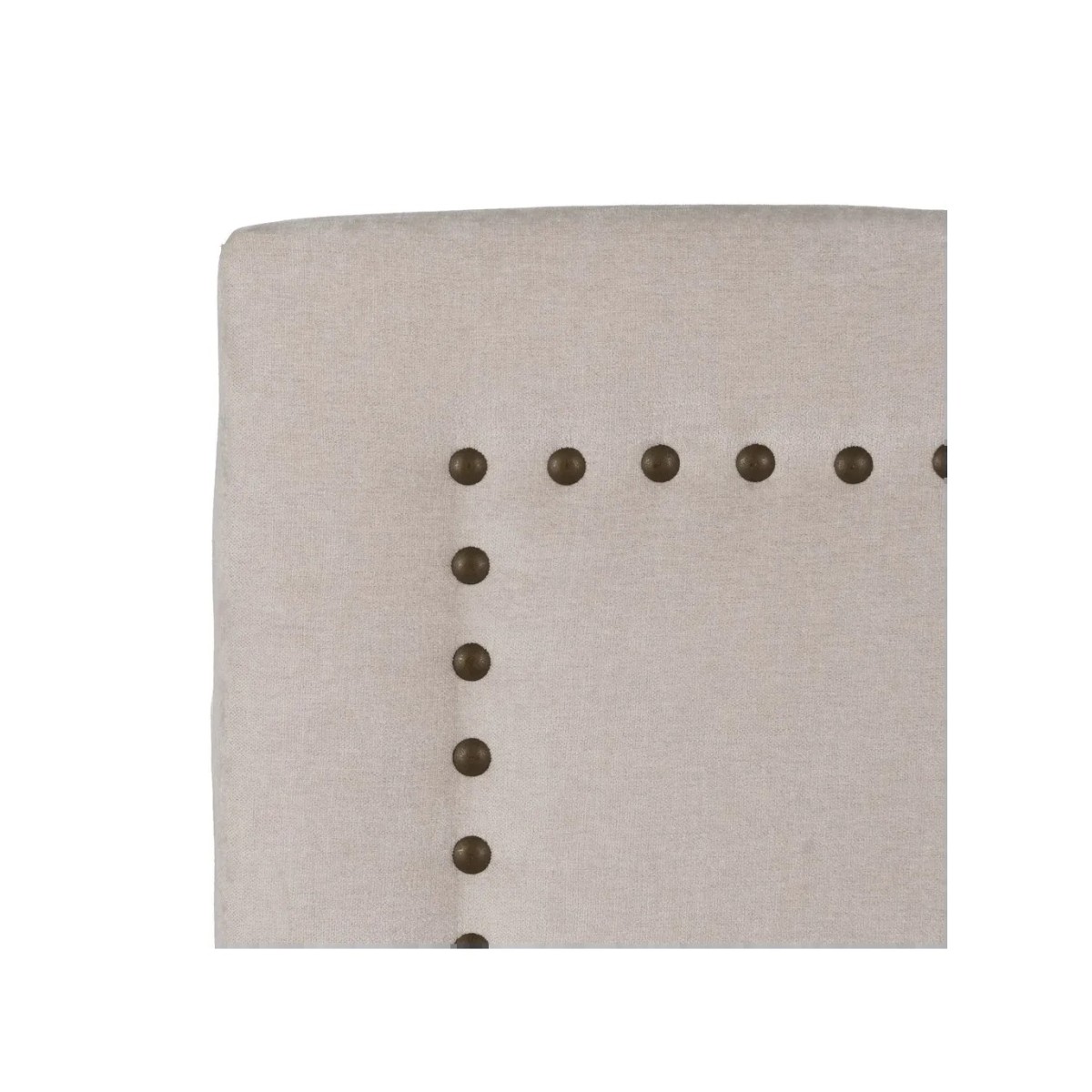 CABECERO CREMA TEJIDO DORMITORIO 165 X 7 X 125 CM