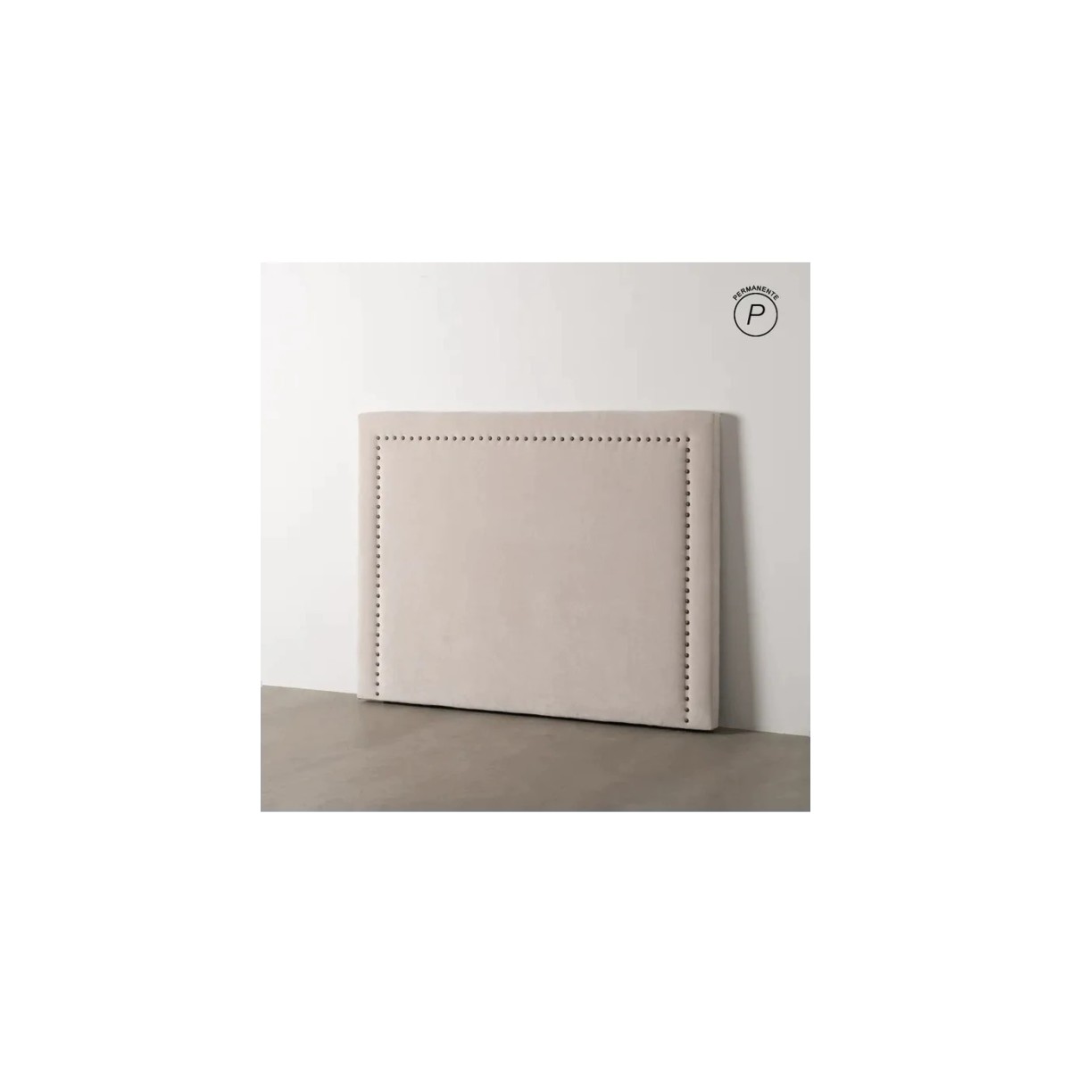 CABECERO CREMA TEJIDO DORMITORIO 165 X 7 X 125 CM