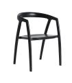 Black elm wood chair