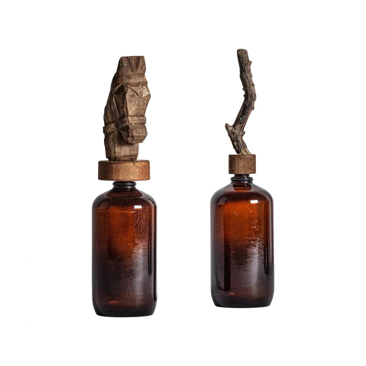 BOTELLA DECORATIVA TRONCO