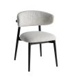 Silla Zell de madera de arce negro 80 cm
