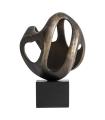 Black resin decorative figure