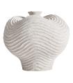 White resin vase