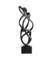 Black resin decorative figure