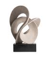 Figura decorativa de resina negro 45 cm