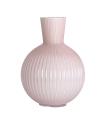 Dusty pink glass vase