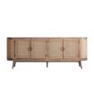 Aparador Beckley de madera de mango marrón 220 x 85 cm