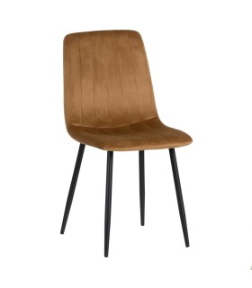 SILLA MOSTAZA METAL SALÓN 45 X 51 X 88,50 CM