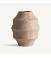 Light brown cement vase