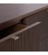 APARADOR MARRÓN OSCURO MADERA MINDI 140,50 X 35,50 X 85 CM