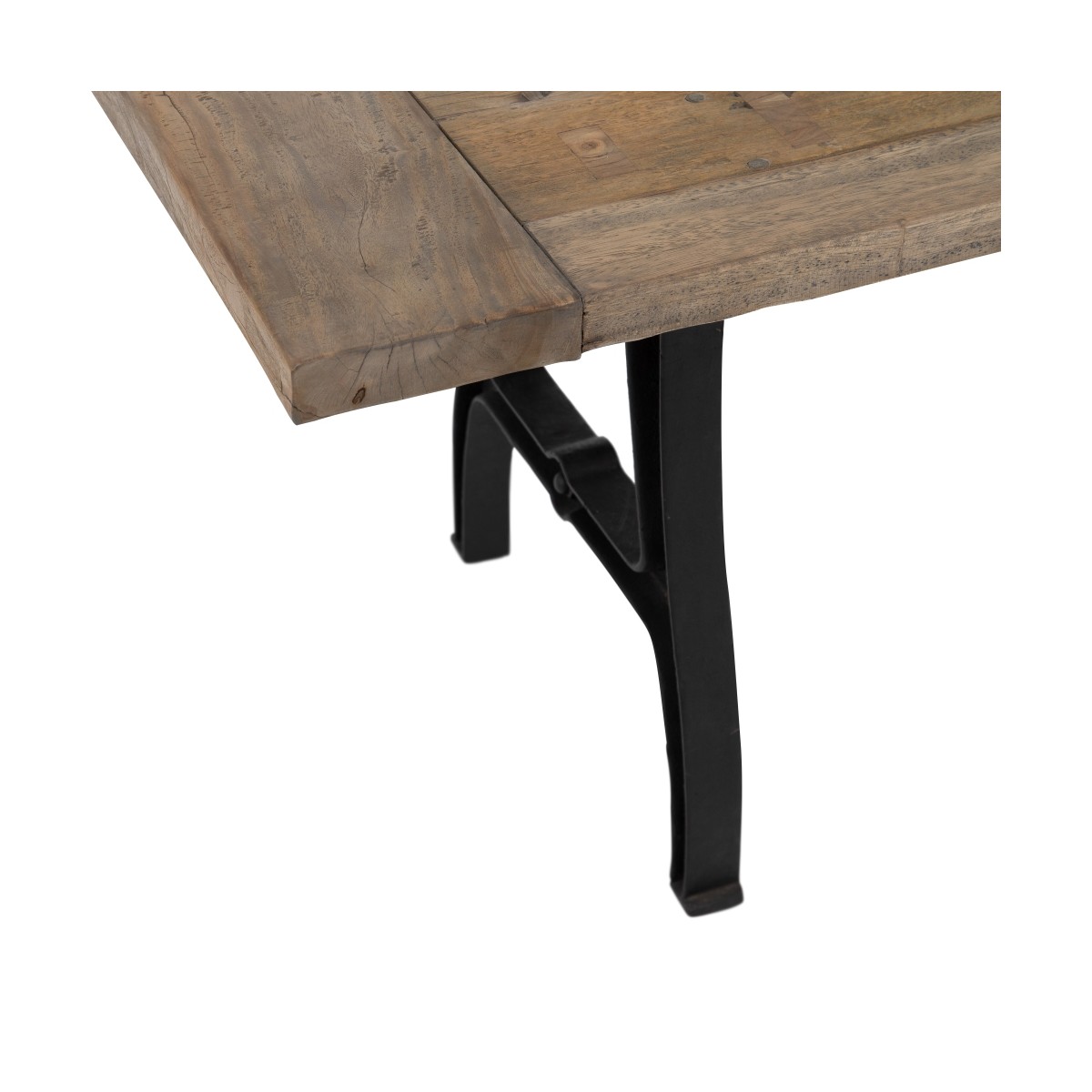 MESA COMEDOR NATURAL-NEGRO 220 X 90 X 76 CM