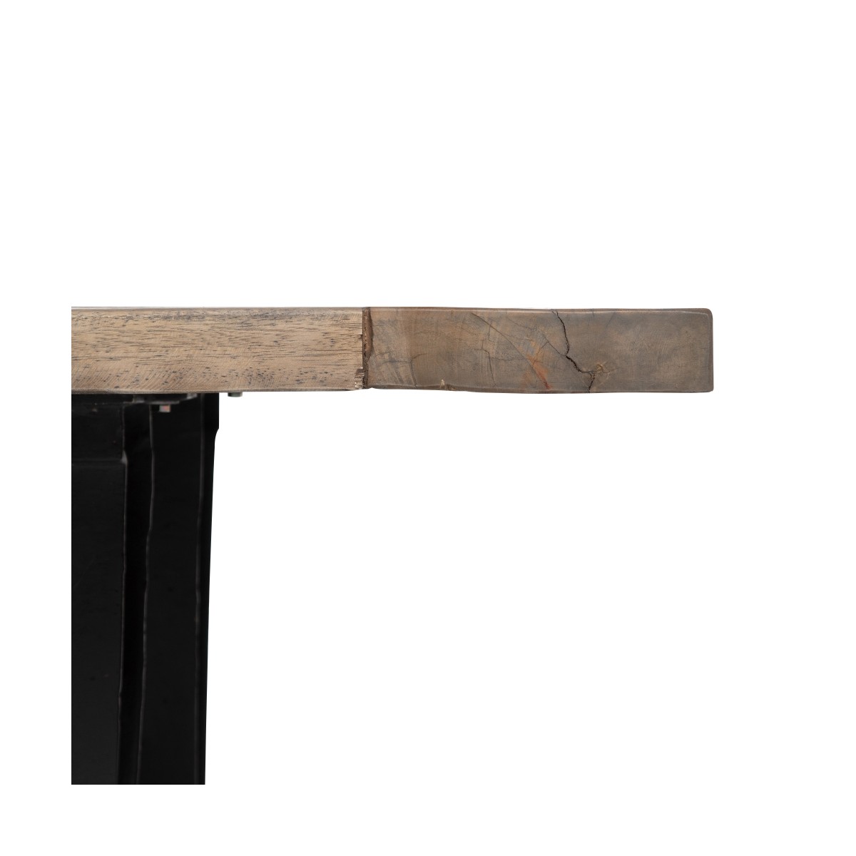 MESA COMEDOR NATURAL-NEGRO 220 X 90 X 76 CM