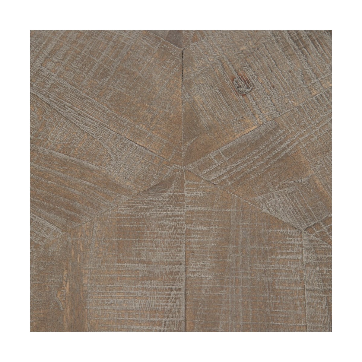 MESA CENTRO NEGRO MADERA-HIERRO SALÓN 80 X 80 X 43,50 CM