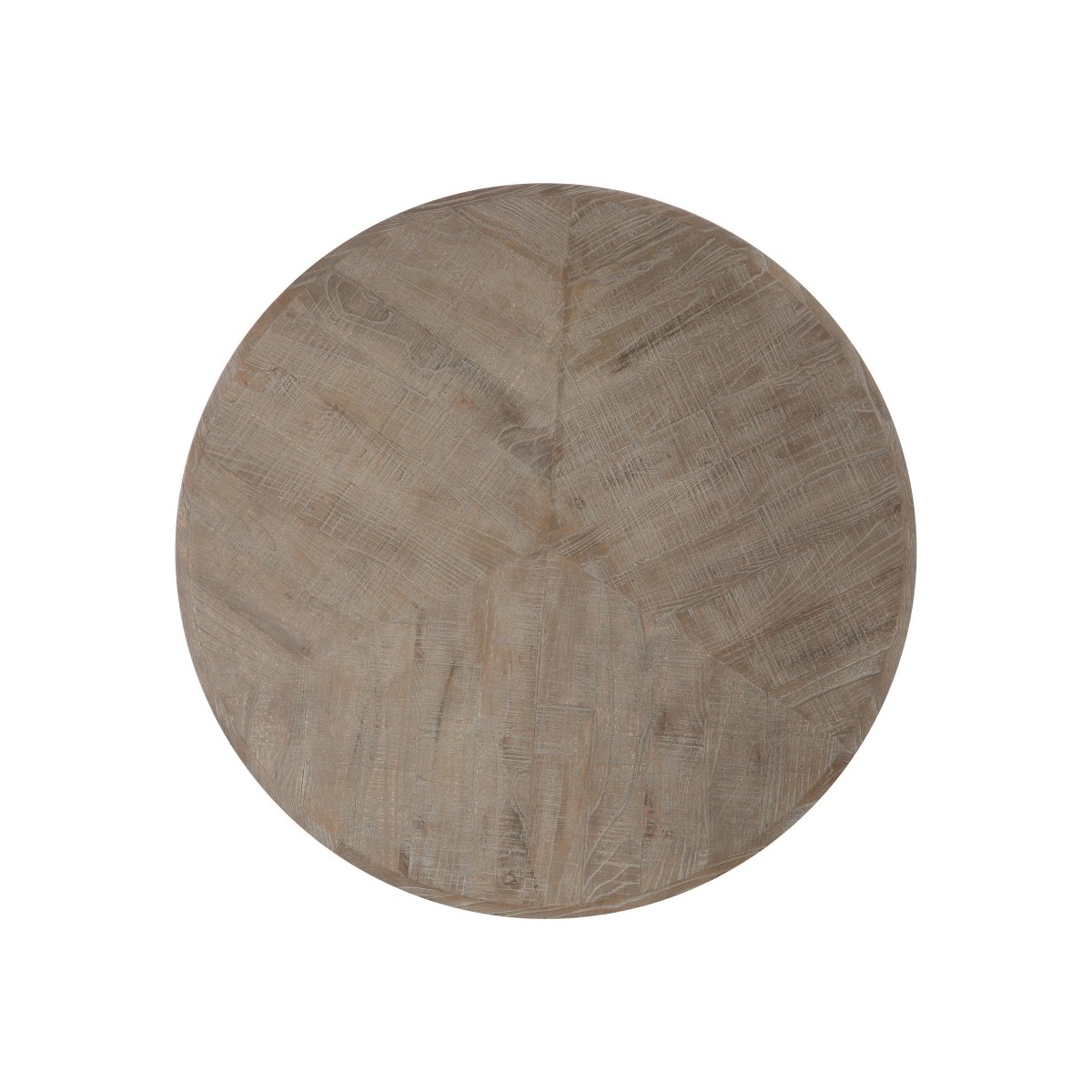 MESA CENTRO NEGRO MADERA-HIERRO SALÓN 80 X 80 X 43,50 CM