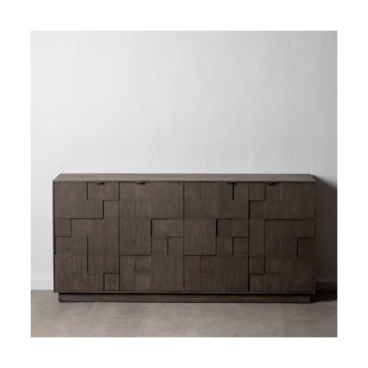 APARADOR GRIS MADERA MINDI SALÓN 180 X 45 X 85 CM