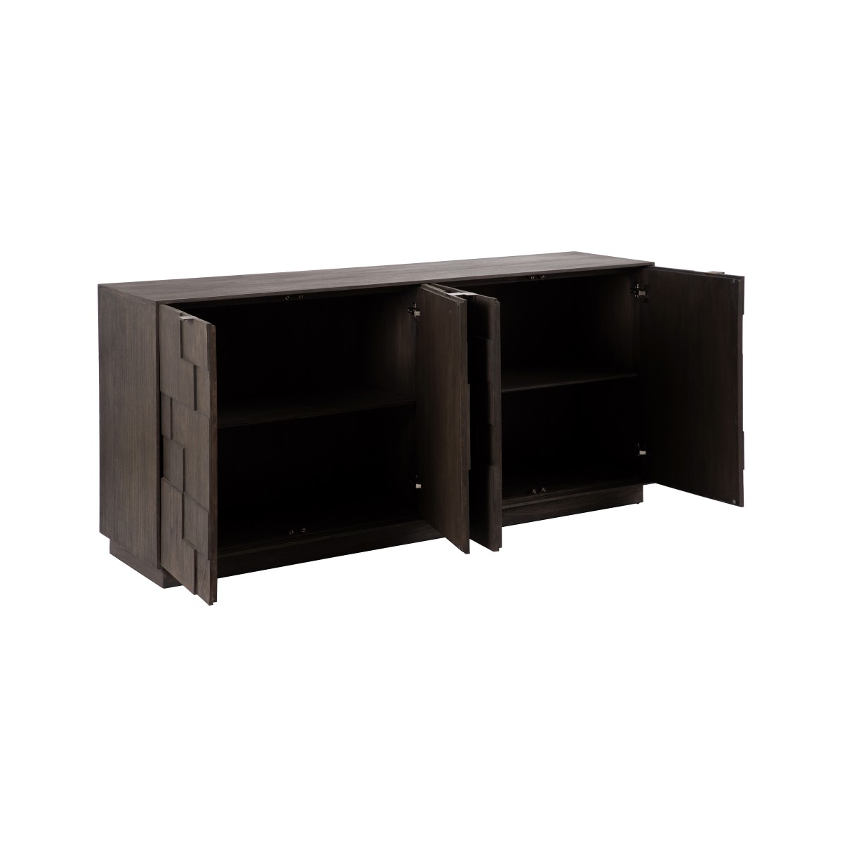 APARADOR GRIS MADERA MINDI SALÓN 180 X 45 X 85 CM