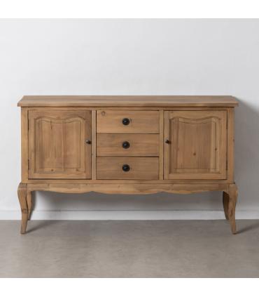 APARADOR MARRÓN MADERA DE PINO SALÓN 155 X 50 X 93 CM