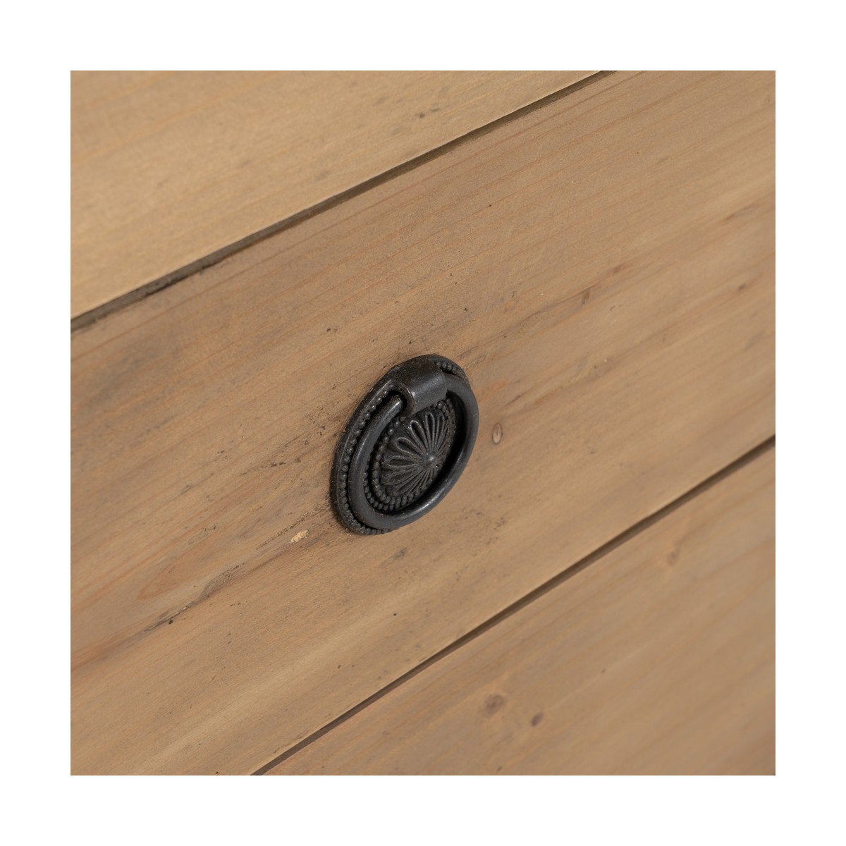 APARADOR MARRÓN MADERA DE PINO SALÓN 155 X 50 X 93 CM