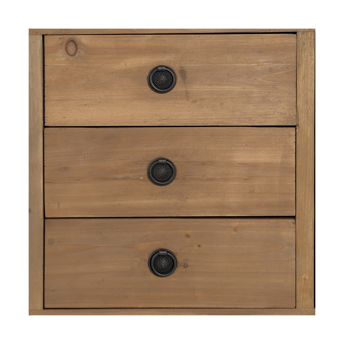 APARADOR MARRÓN MADERA DE PINO SALÓN 155 X 50 X 93 CM