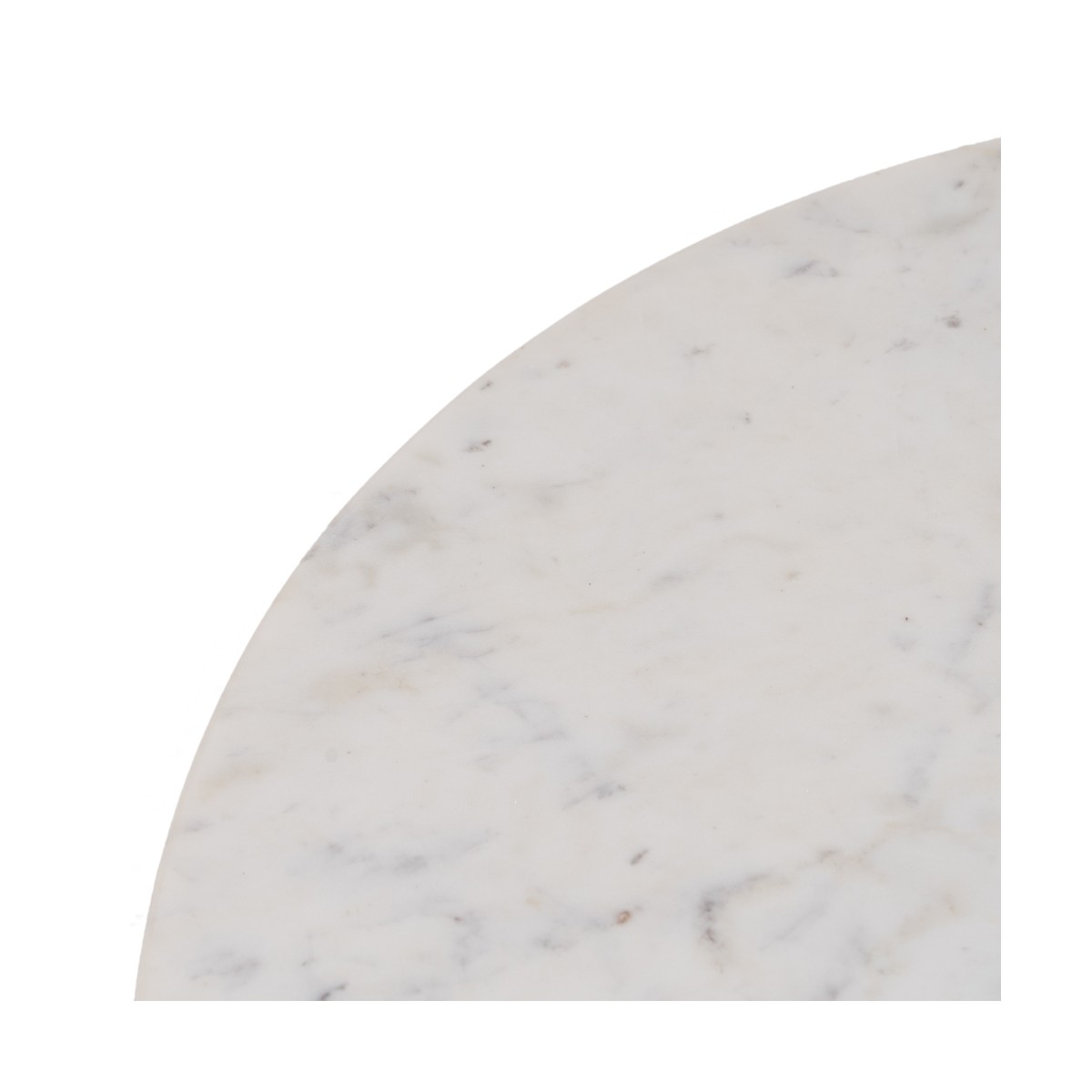 MESA CENTRO NATURAL-BLANCO MÁRMOL/MADERA 80 X 80 X 40 CM