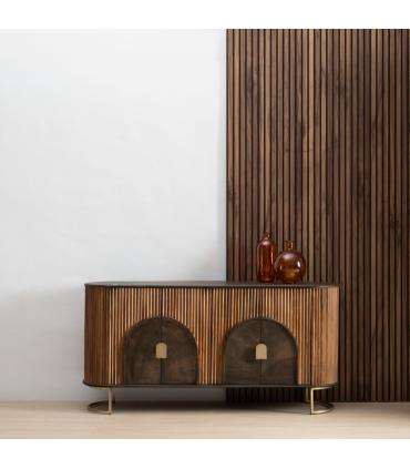 APARADOR NATURAL-ORO MADERA DE MANGO 153 X 41 X 75 CM