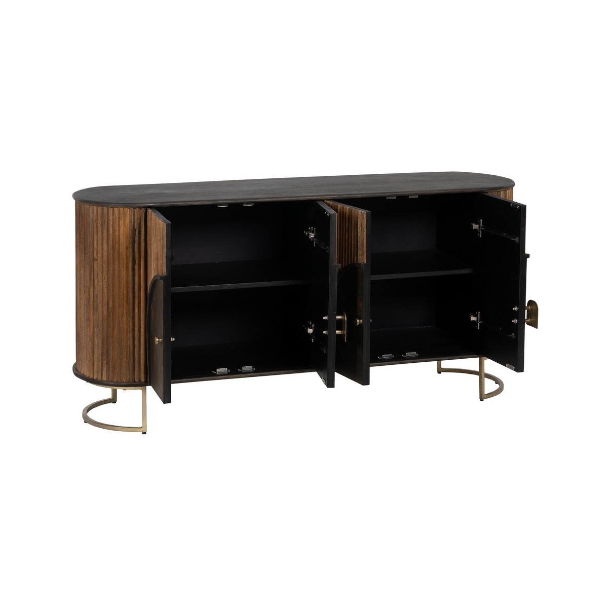 APARADOR NATURAL-ORO MADERA DE MANGO 153 X 41 X 75 CM