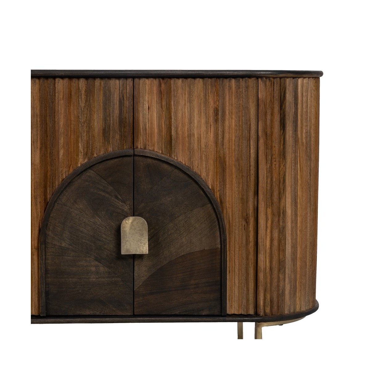 APARADOR NATURAL-ORO MADERA DE MANGO 153 X 41 X 75 CM