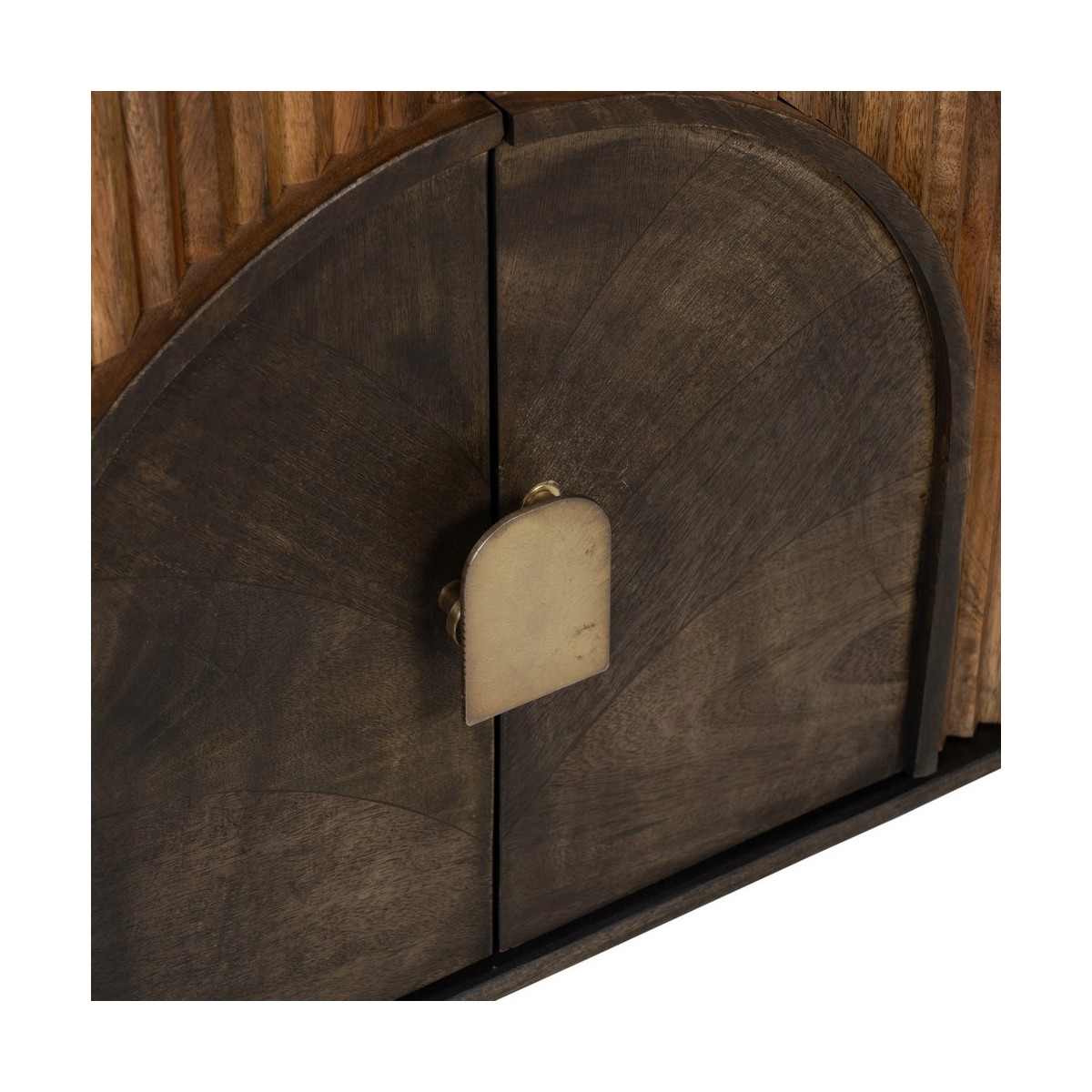 APARADOR NATURAL-ORO MADERA DE MANGO 153 X 41 X 75 CM