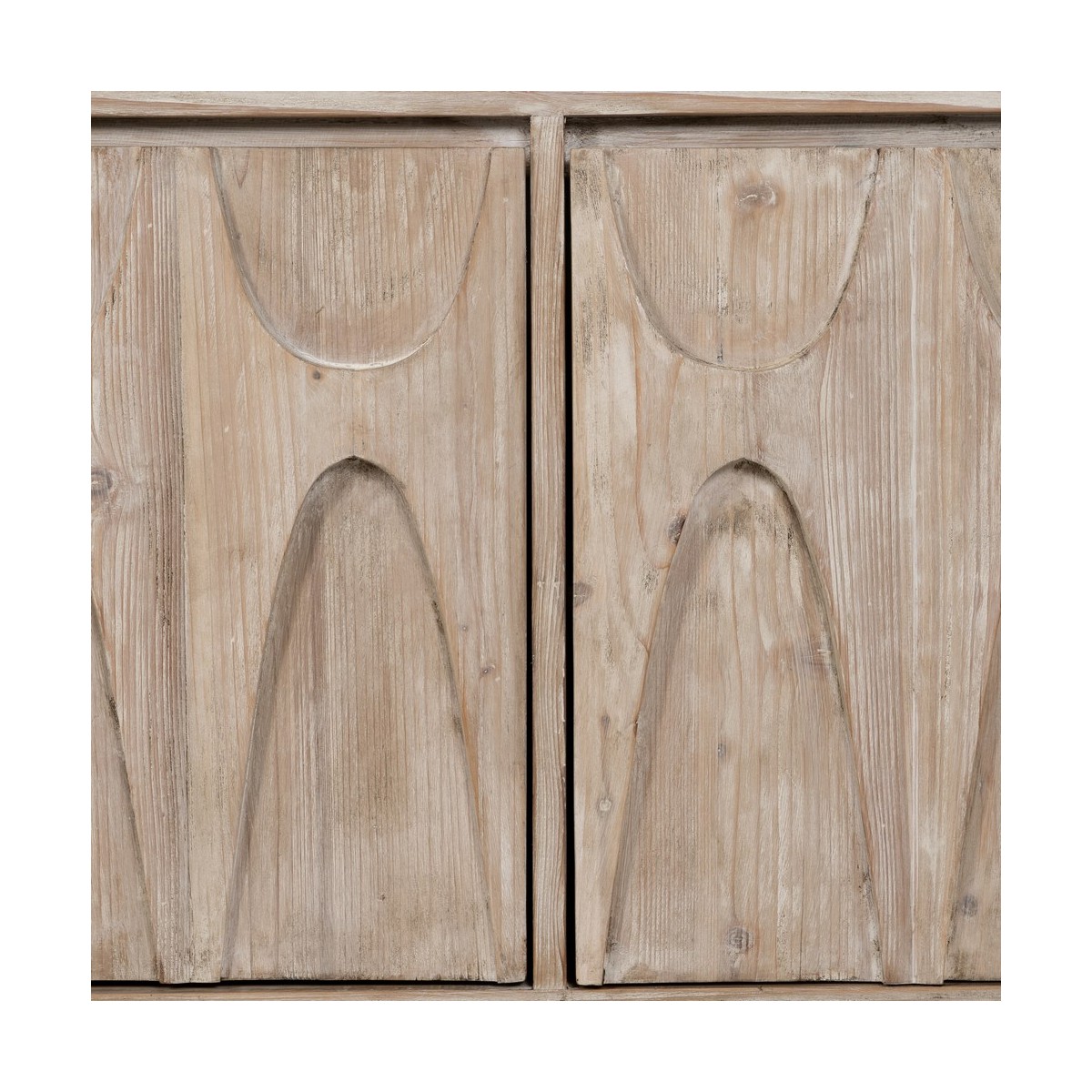 APARADOR BLANCO ROZADO MADERA DE PINO 200 X 40 X 85 CM