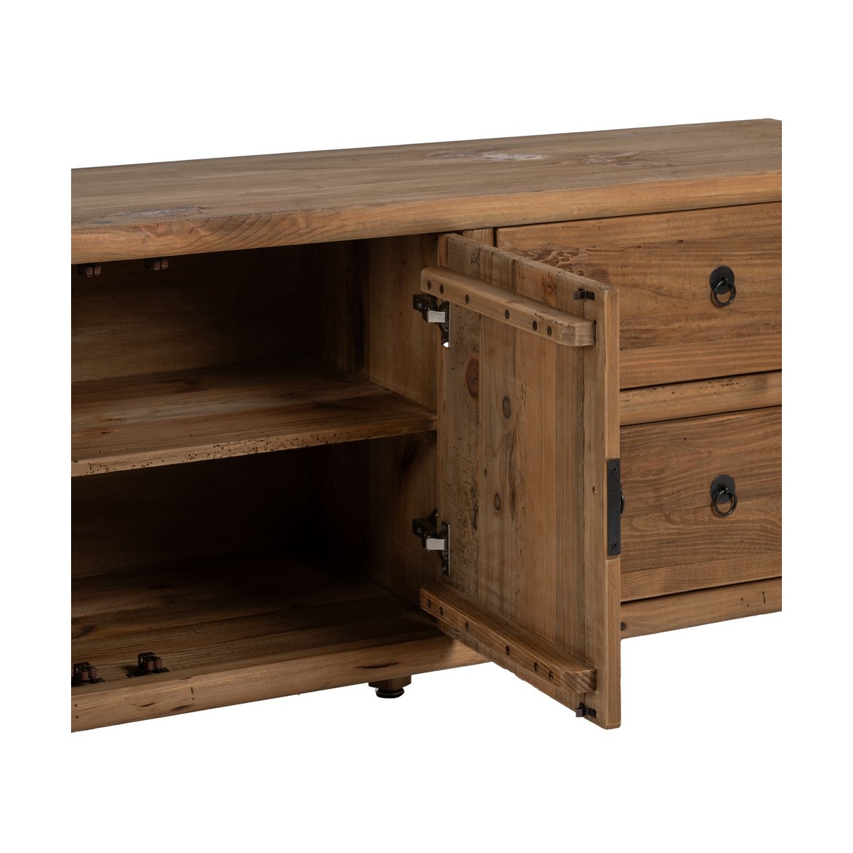 APARADOR NATURAL MADERA DE PINO SALÓN 155 X 44 X 65 CM