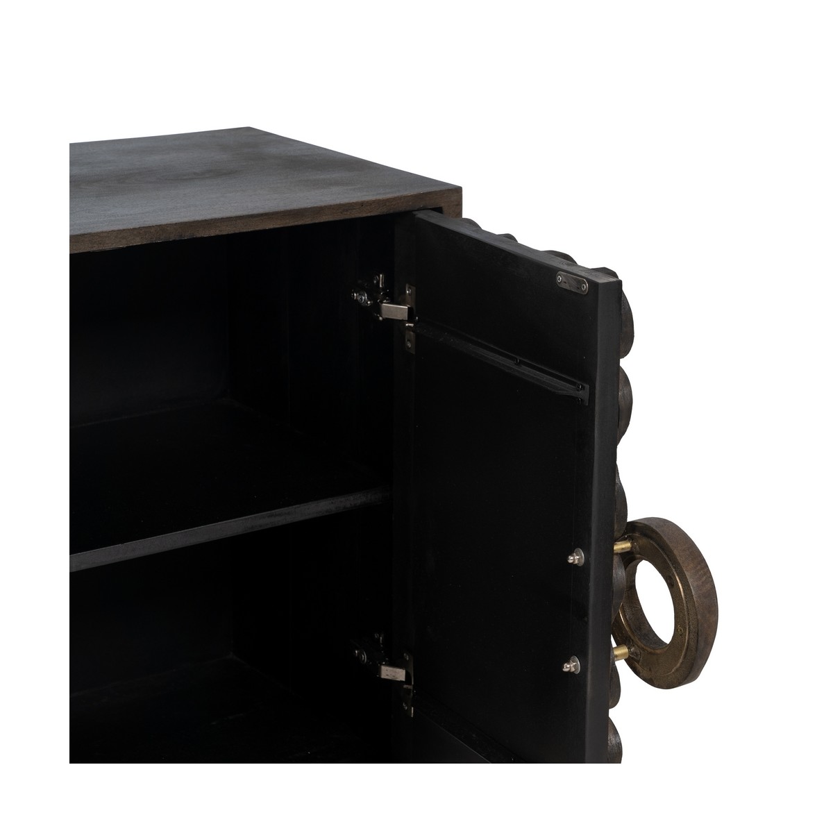 APARADOR MARRÓN MADERA DE MANGO SALÓN 152 X 40 X 82 CM