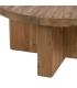 MESA CENTRO NATURAL MADERA DE PINO SALÓN 100 X 100 X 45 CM