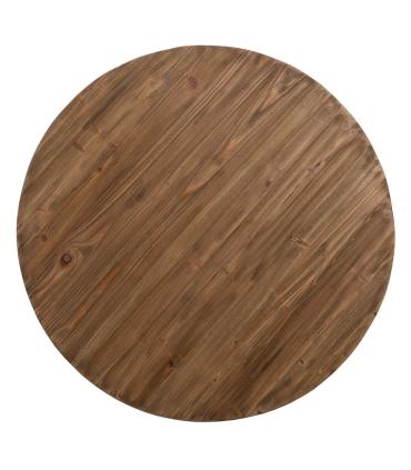 MESA CENTRO NATURAL MADERA DE PINO SALÓN 100 X 100 X 45 CM