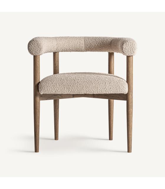 Silla Bullay: Diseño Bold en Bouclé y Madera | Home & History