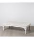 MESA CENTRO BLANCO ROZADO MADERA MANGO 177 X 100 X 50 CM