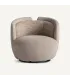 Norevia Beige Chenille Armchair | Home and History